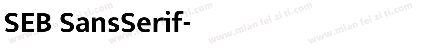 SEB SansSerif字体转换